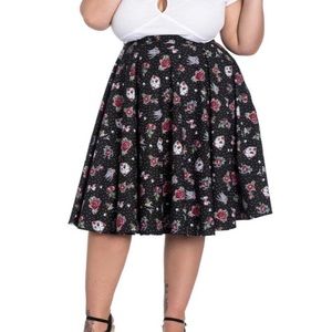 Hell Bunny L Stevie 50’s Skirt Pinup/Rockabilly